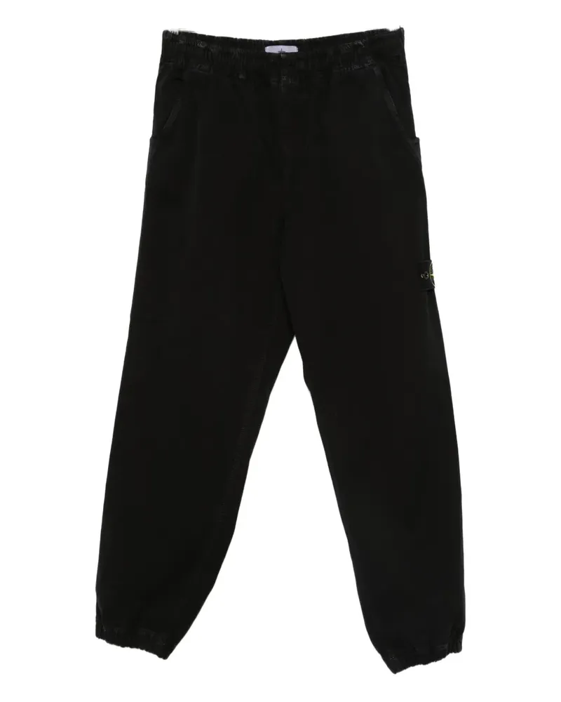 Stone Island logo-patch track pants - Schwarz Schwarz