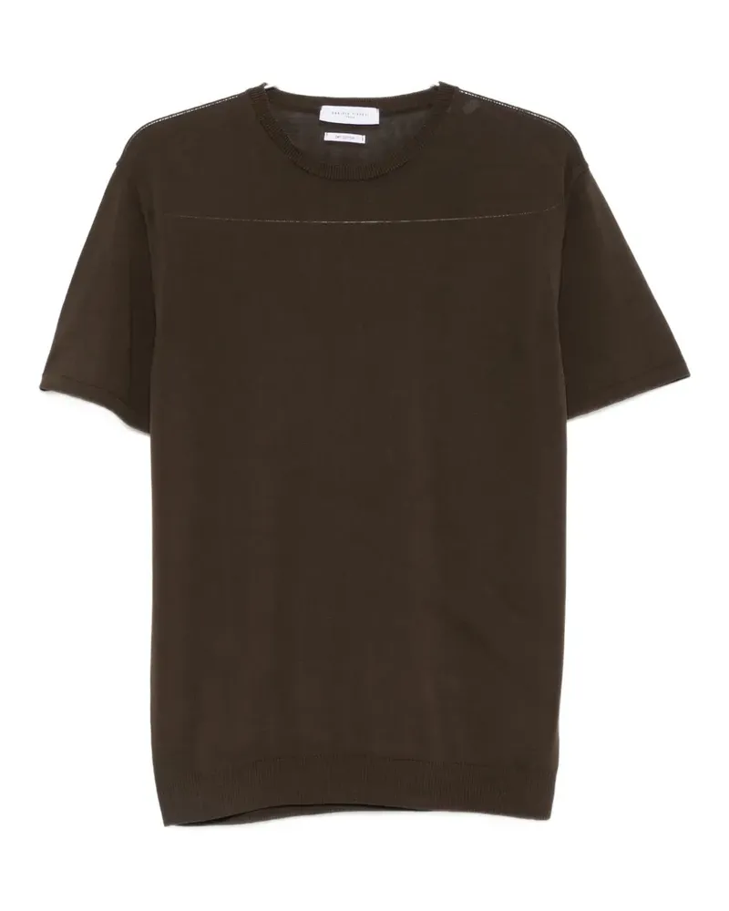 Daniele Fiesoli round-neck short-sleeve T-shirt - Braun Braun