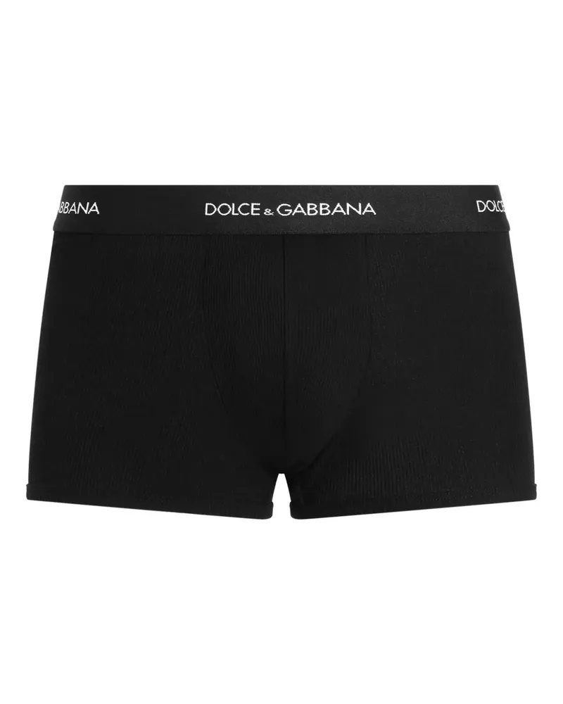 Dolce & Gabbana Boxershorts aus Baumwolle - Schwarz Schwarz