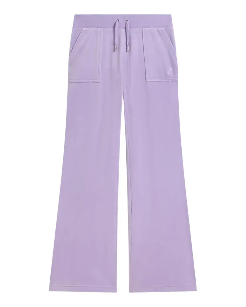 Juicy Couture low-rise velour track pants - Violett Violett