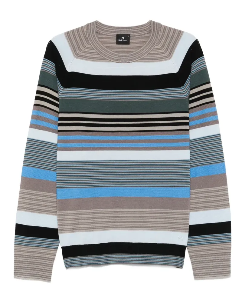 Paul Smith Gestreifter Pullover - Blau Blau