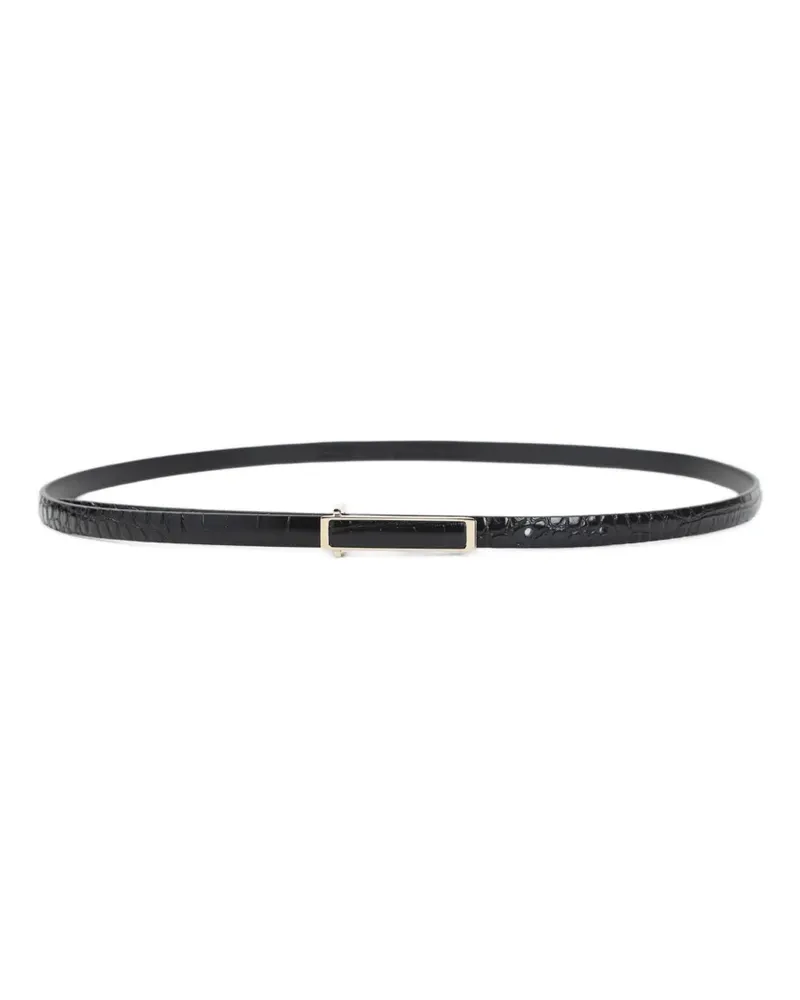 Tom Ford leather buckle belt - Schwarz Schwarz