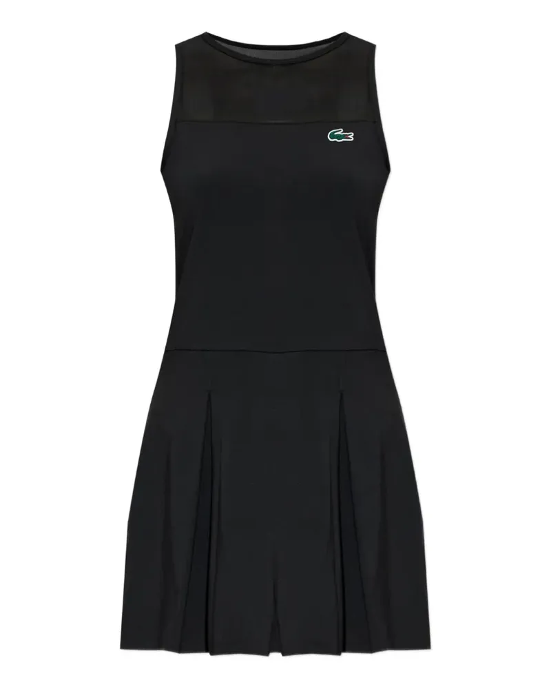 Lacoste Minikleid mit Mesh-Einsatz - Schwarz Schwarz