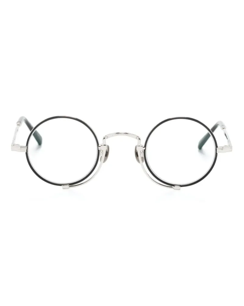 MATSUDA 10103H Brille mit rundem Gestell - Silber Silber