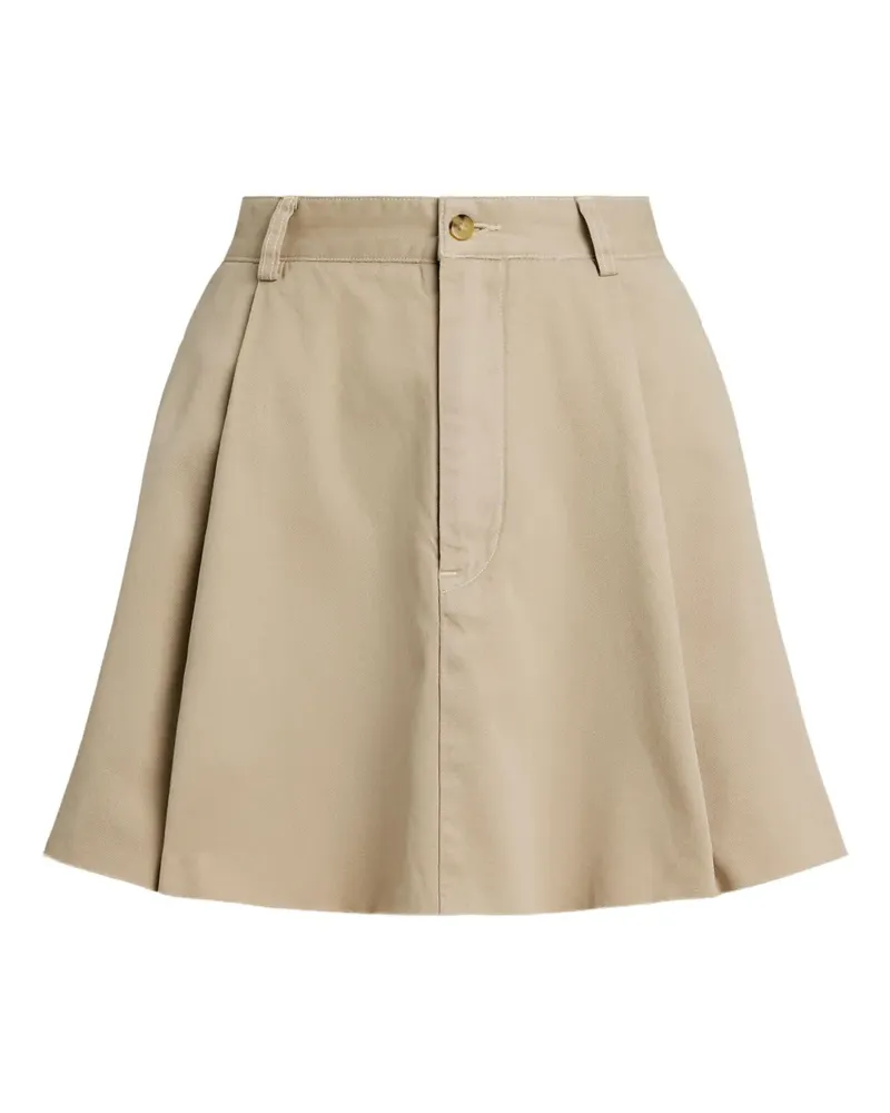 Ralph Lauren Minirock mit Falten - Nude Nude