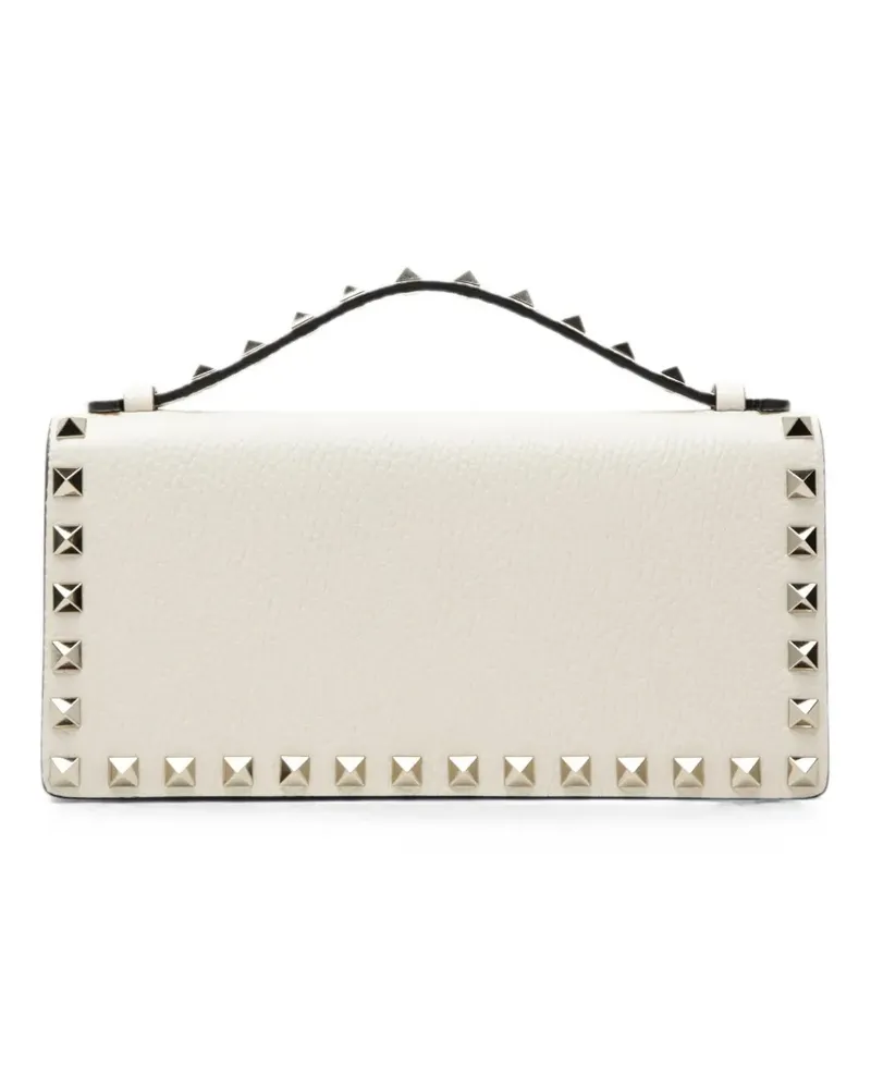 Valentino Garavani Rockstud grainy handbag - Nude Nude