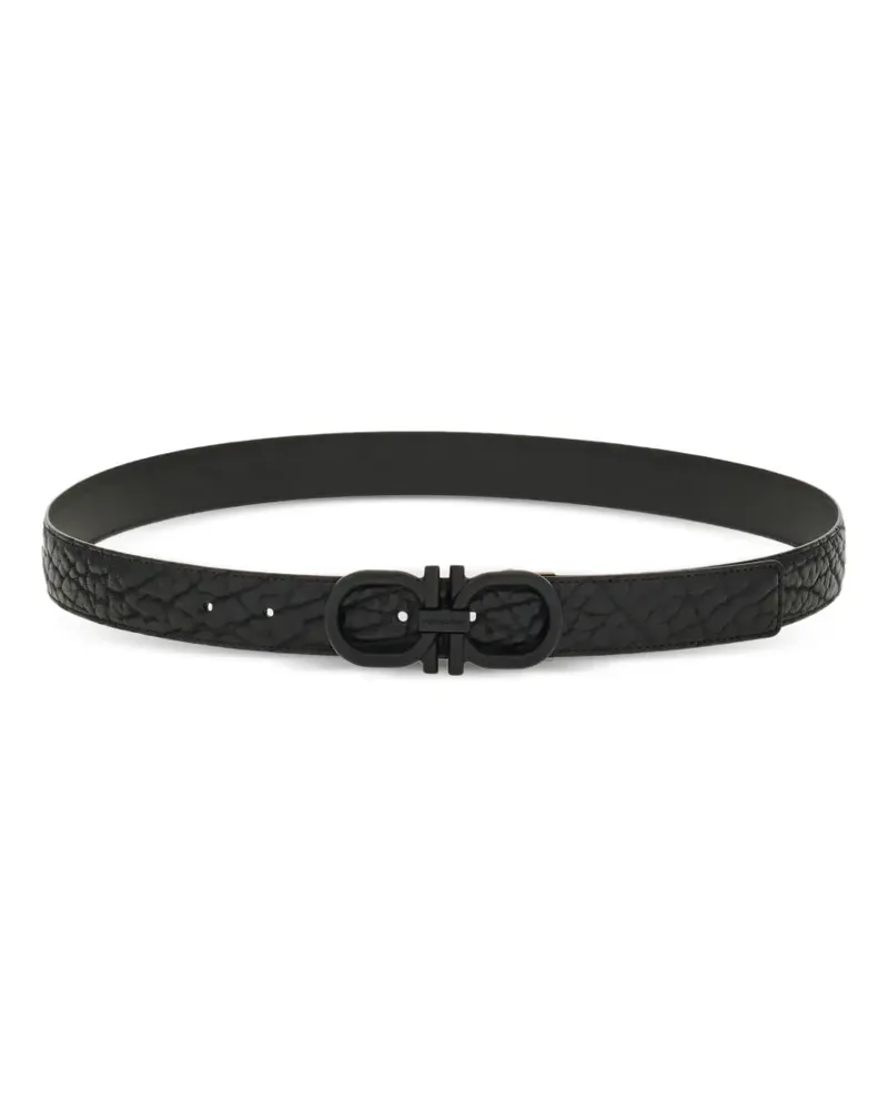 Ferragamo Gürtel mit Gancini-Schnalle - Schwarz Schwarz