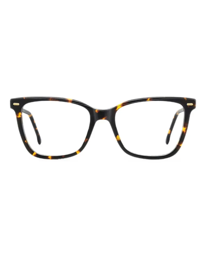 Carrera Eckige Brille in Schildpattoptik - Braun Braun