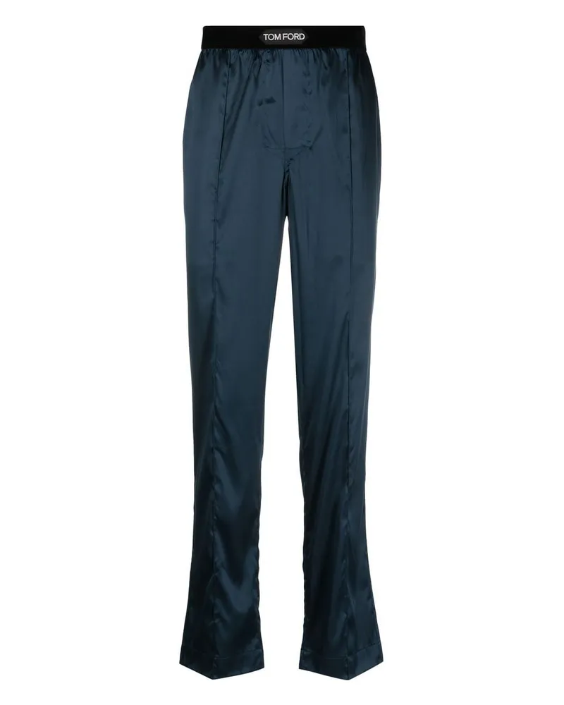 Tom Ford Pyjama-Hose aus Seide - Blau Blau