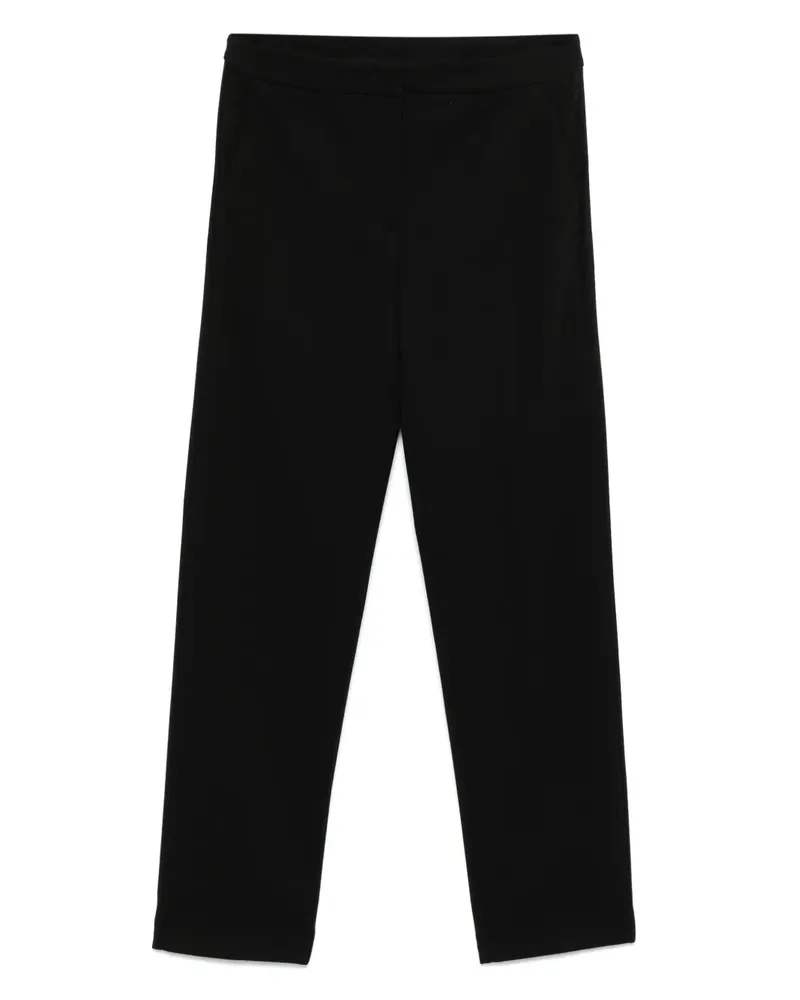 Twin-Set Hose mit Logo-Schild - Schwarz Schwarz