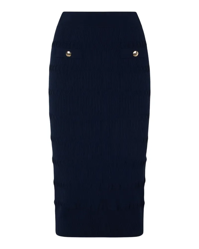 Liu Jo knitted midi skirt - Blau Blau