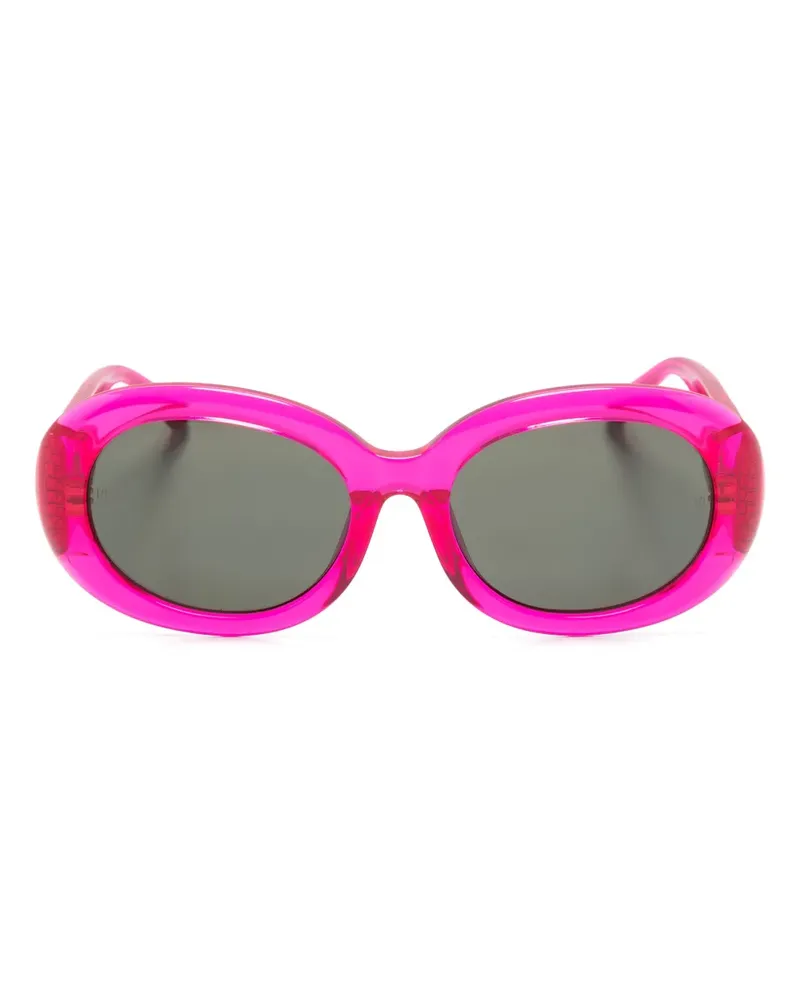 Linda Farrow Ovale Lina Sonnenbrille - Rosa Rosa