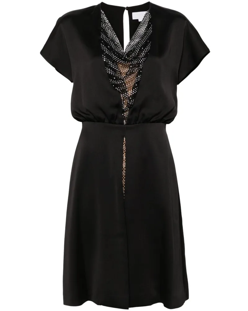 Genny Minikleid mit Strass - Schwarz Schwarz