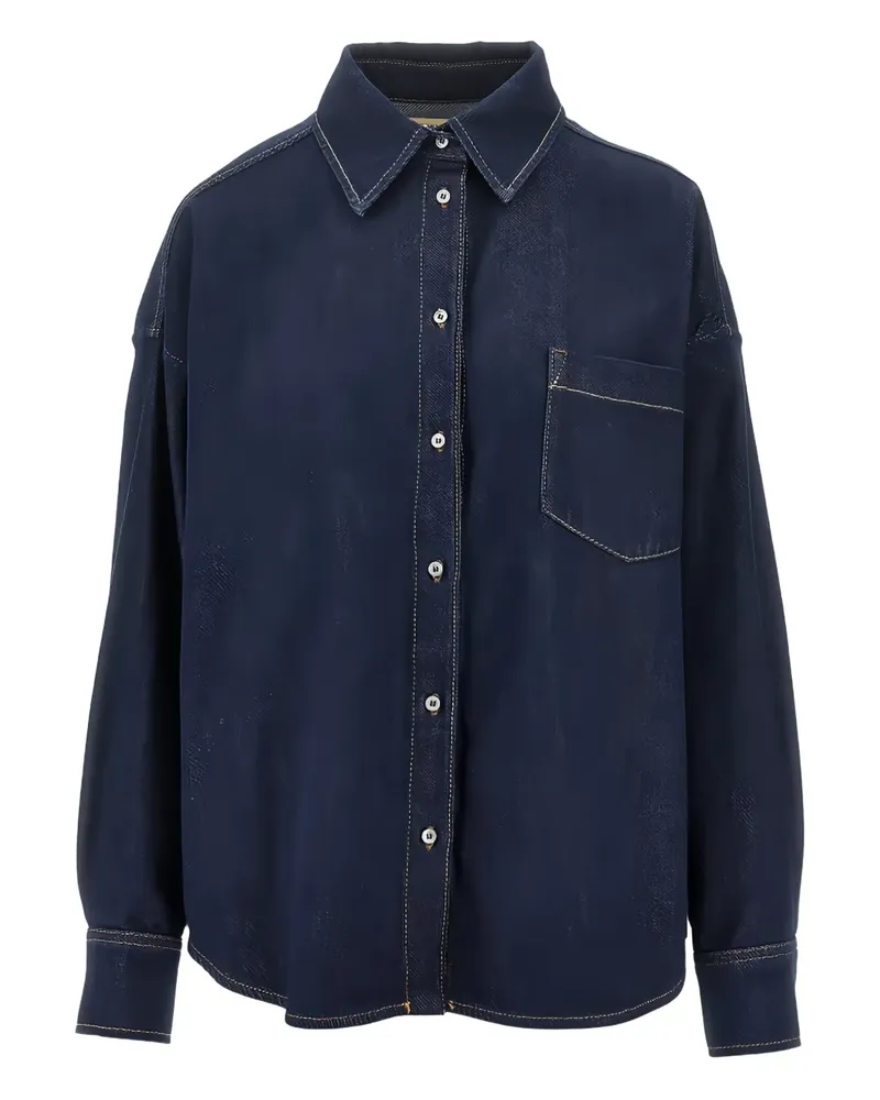 Max Mara buttoned shirt - Blau Blau