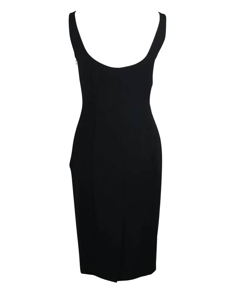 Moschino cowl-neck dress - Schwarz Schwarz