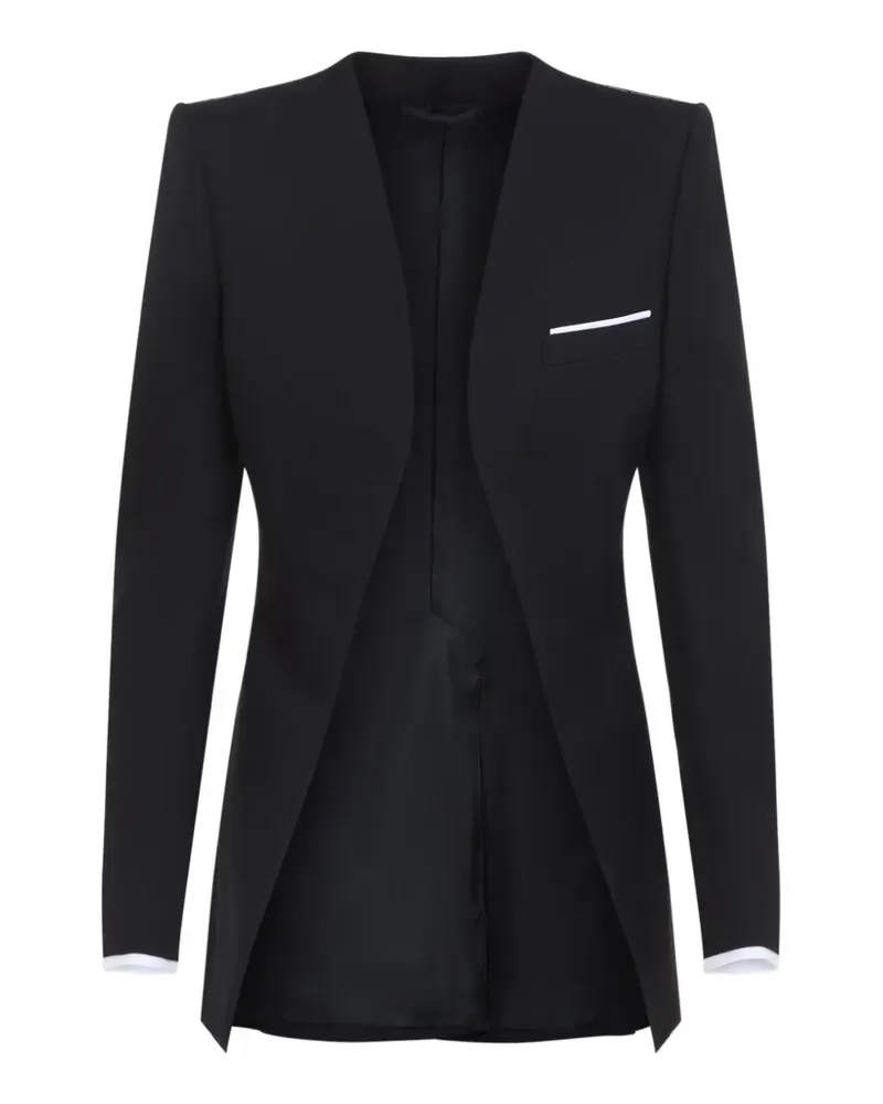 Tom Ford collarless jacket - Schwarz Schwarz