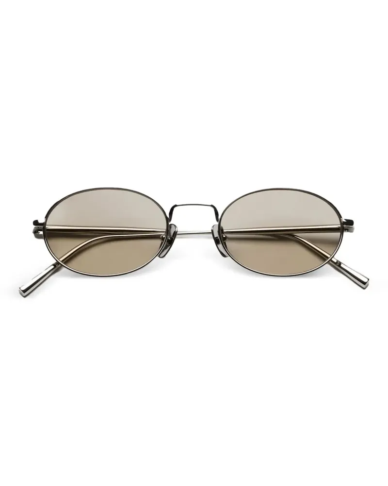 CHIMI Ovale Sonnenbrille - Silber Silber