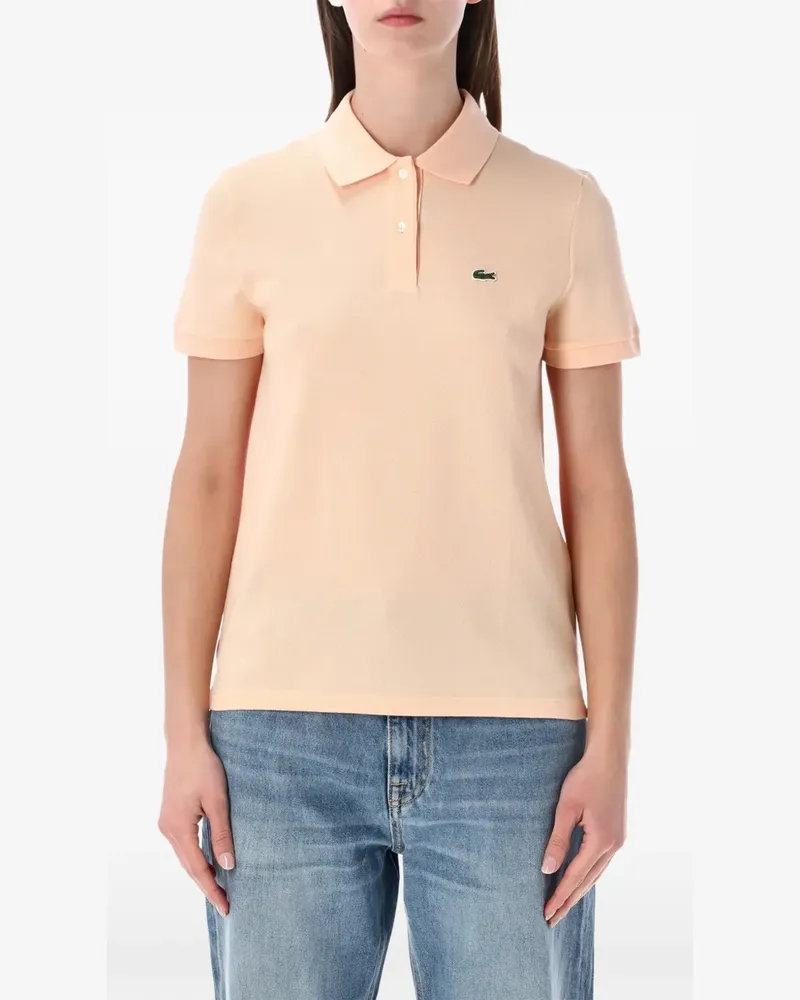 Lacoste logo-detail polo top - Orange Orange