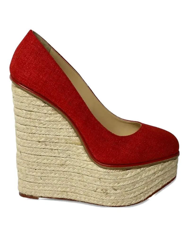 Charlotte Olympia Carmen platform espadrilles - Rot Rot