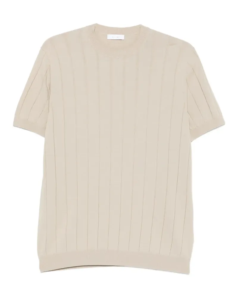 Diktat vertical-ribbed sweater - Nude Nude