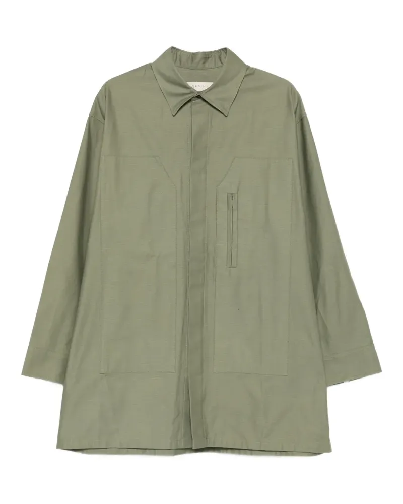 QASIMI zip pocket overshirt - Grün Grün