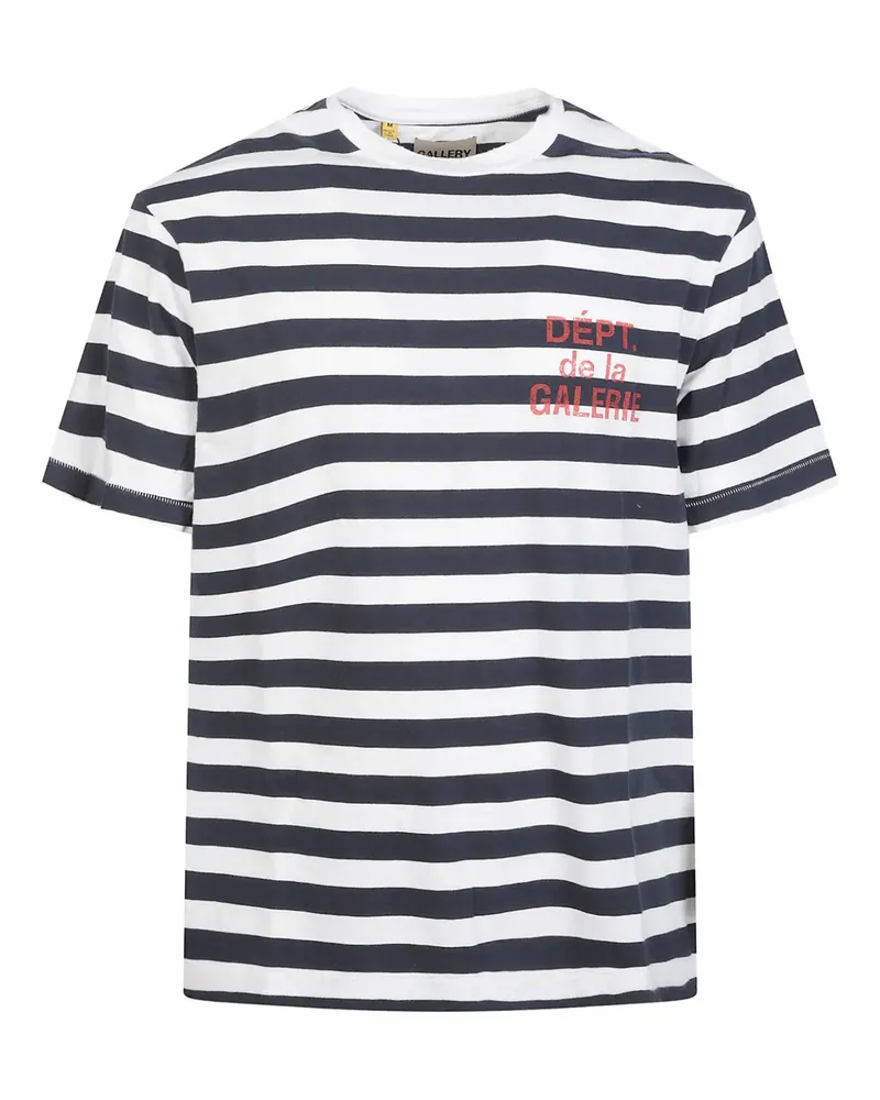 GALLERY DEPT. Gestreiftes T-Shirt - Weiß Weiß