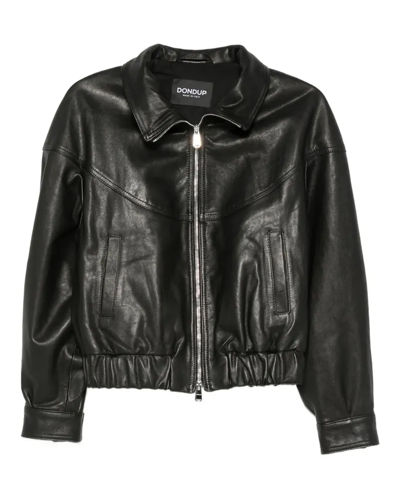Dondup Jacke mit Reißverschluss - Schwarz Schwarz