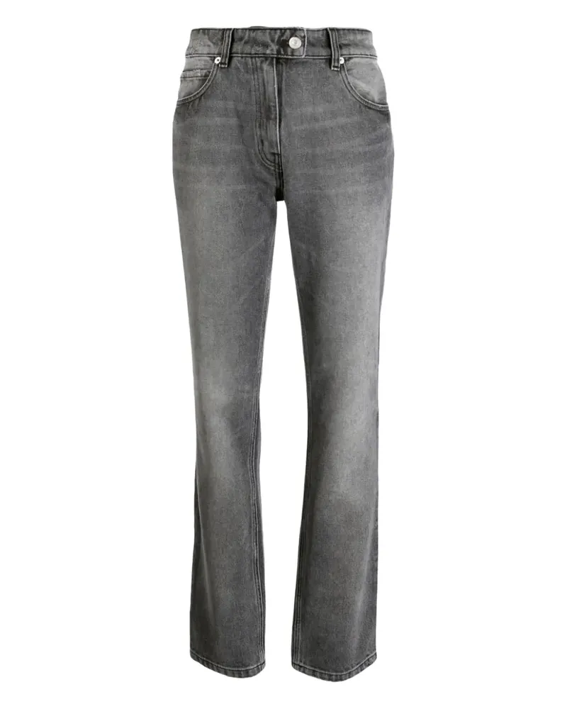 Courrèges Jeans mit Logo-Stickerei - Grau Grau