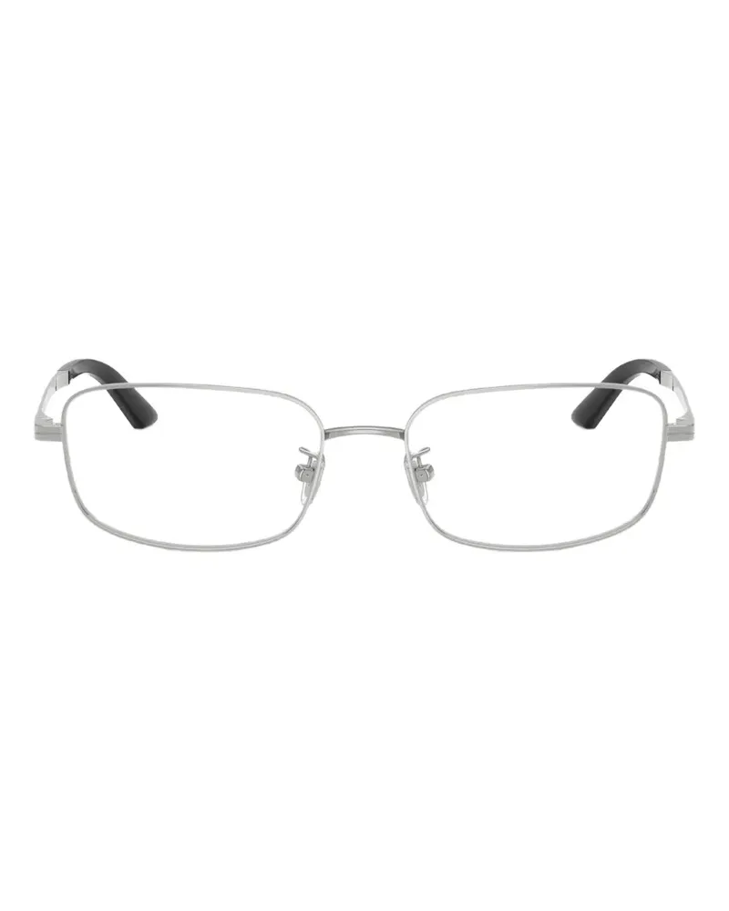 Versace Brille mit eckigem Gestell - Silber Silber