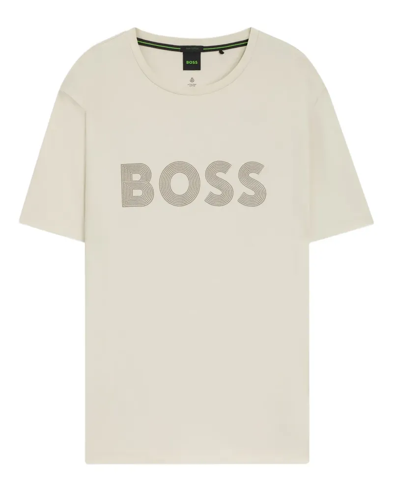 HUGO BOSS T-Shirt mit Logo-Print - Nude Nude
