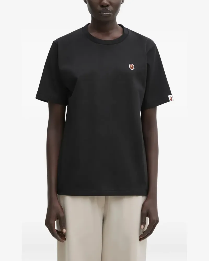 BAPE Ape Head One Point T-Shirt - Schwarz Schwarz