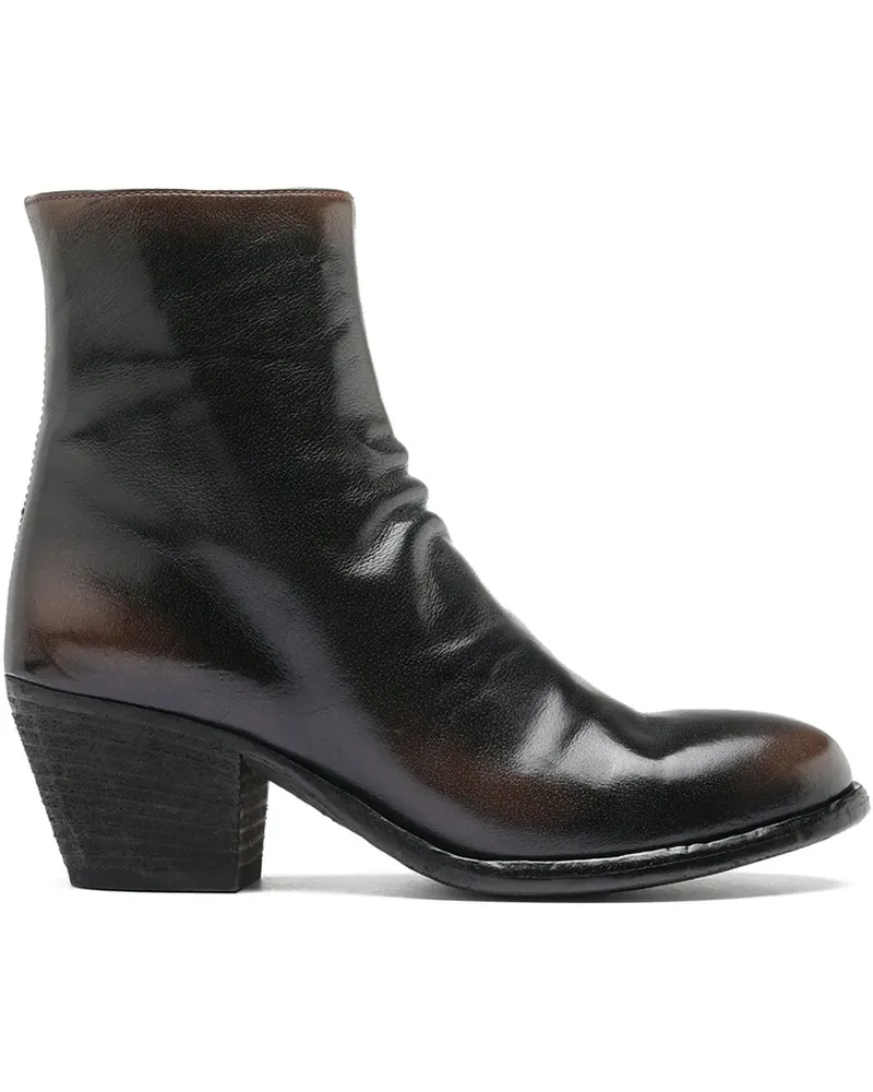 Officine Creative Italia Sherry 003 Wildlederstiefel 65mm - Braun Braun