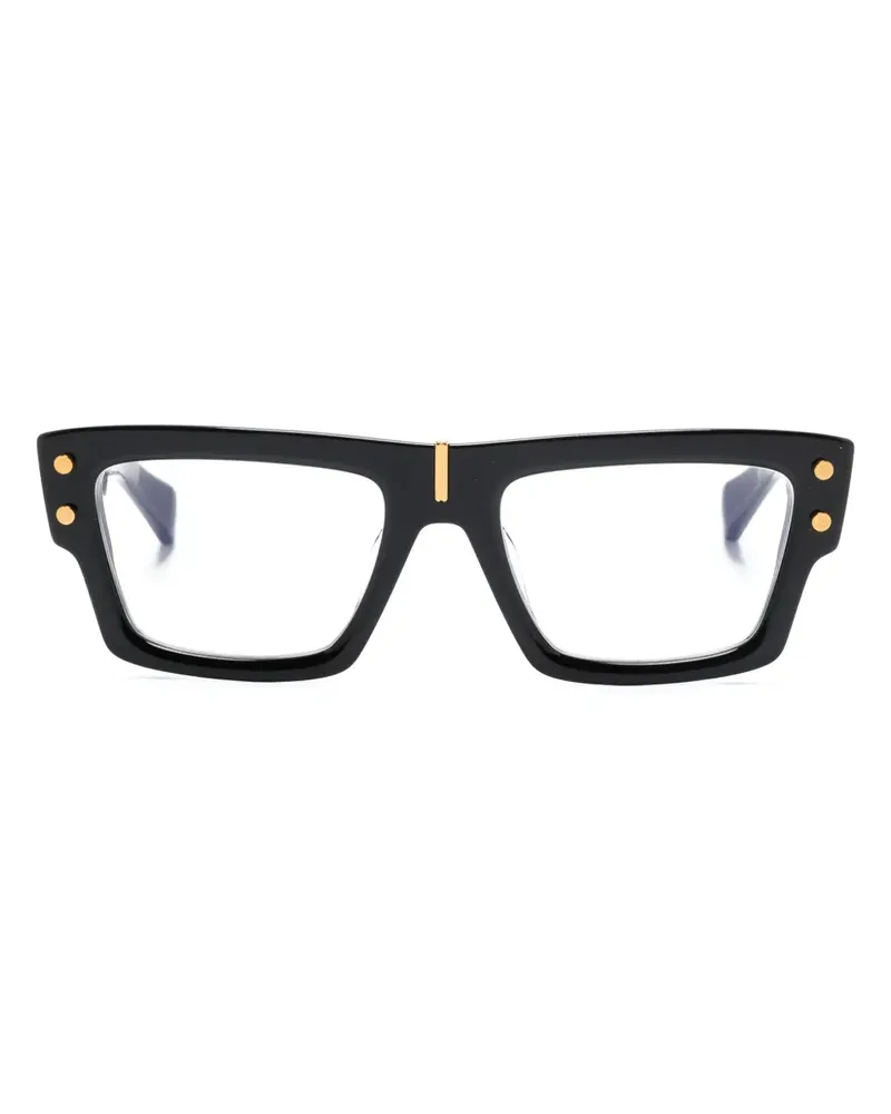 Balmain Majestic Brille mit eckigem Gestell - Schwarz Schwarz
