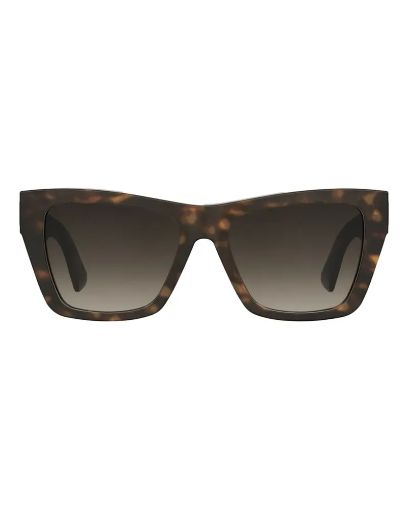 Moschino square-frame sunglasses - Braun Braun