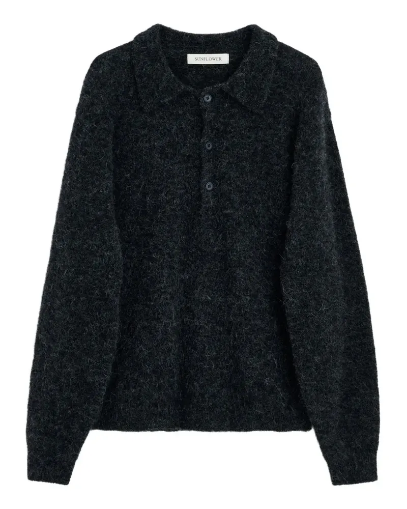 Sunflower Pullover mit Polokragen - Schwarz Schwarz