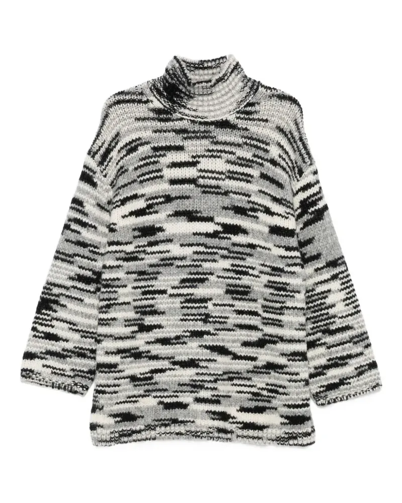 Marc O'Polo Gestreiftes Sweatshirt - Schwarz Schwarz