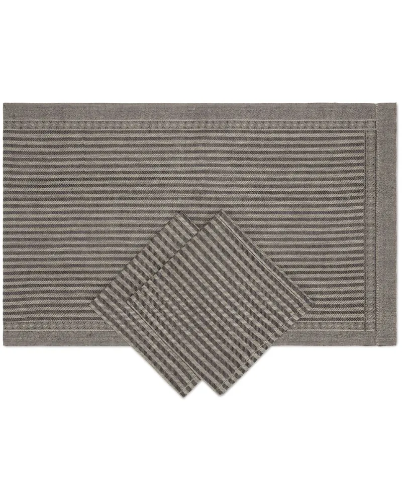 Brunello Cucinelli Set aus Tischset und Serviette - Grau Grau