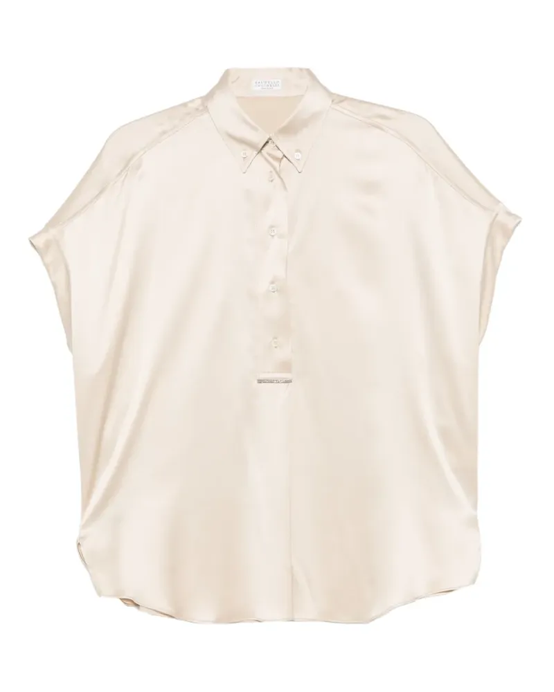 Brunello Cucinelli short-sleeve shirt - Nude Nude