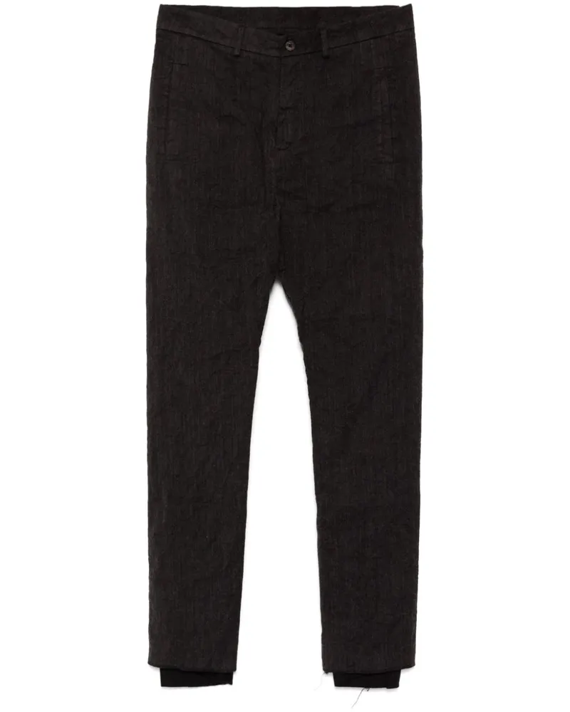 Poème Bohèmien Hose im Layering-Look - Grau Grau