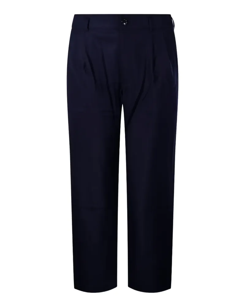Comme des Garçons pleated straight-leg trousers - Blau Blau