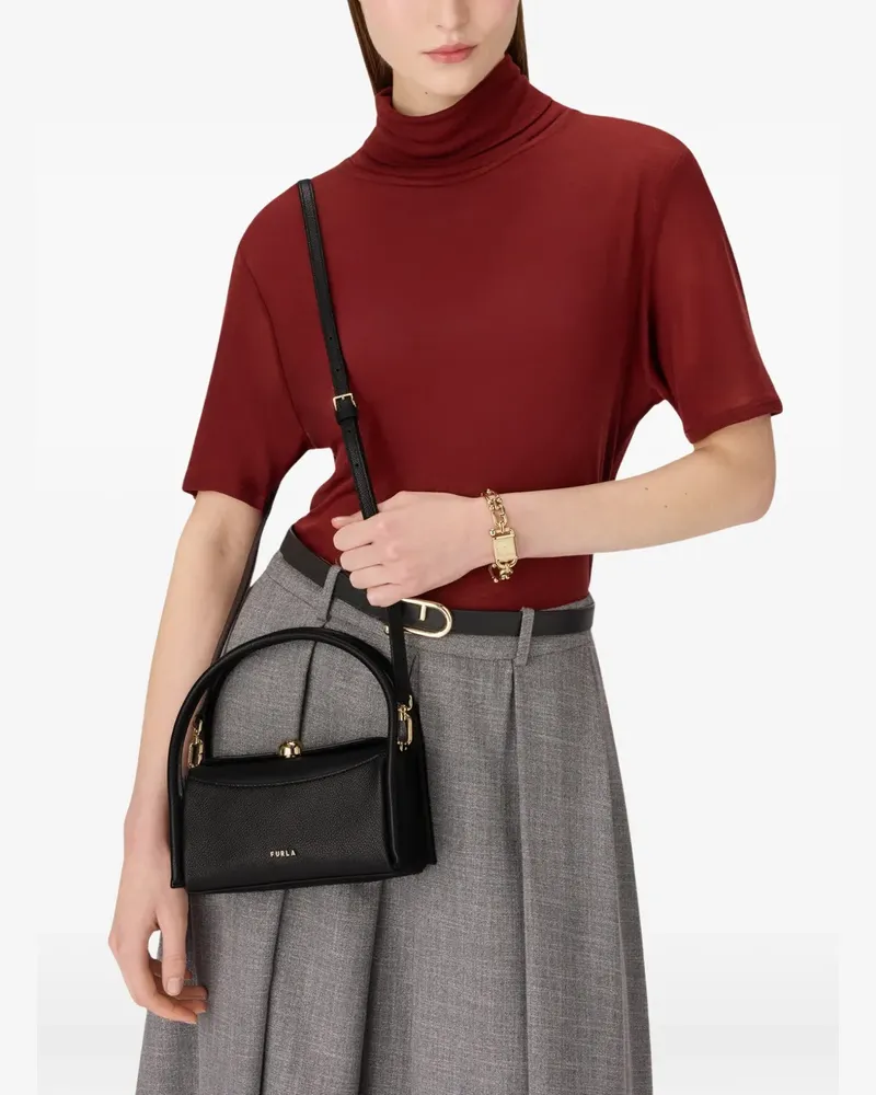 Furla Mini Nicole Tote Bag - Schwarz Schwarz