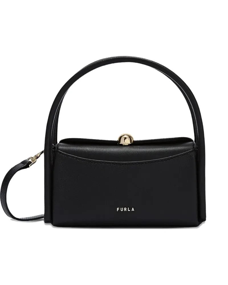 Furla Großer Boston Tote Bag - Schwarz Schwarz