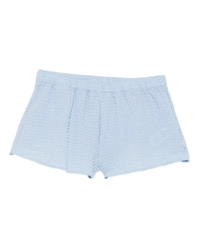 Hunza G Shorts mit elastischem Bund - Blau Blau