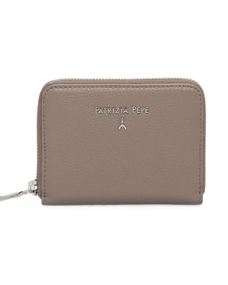 Patrizia Pepe Portemonnaie mit Logo-Schild - Nude Nude