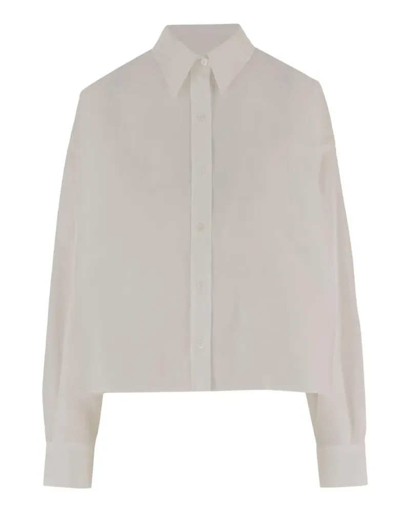 FRANKIE Shop Arlen button shirt - Weiß Weiß