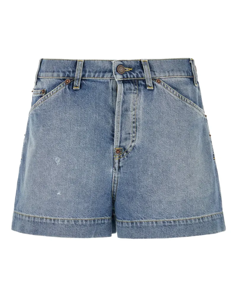 Moschino Jeans-Shorts mit Knopfverschluss - Blau Blau