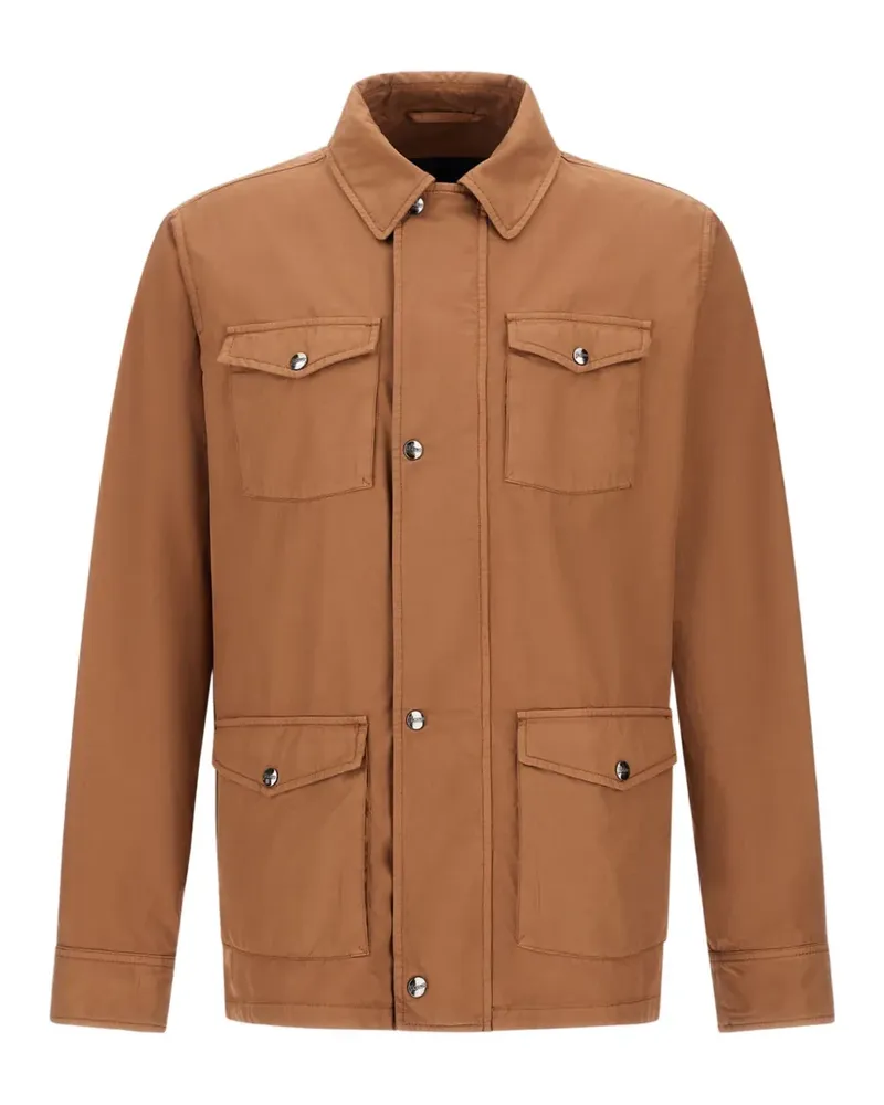 Herno Kordelzug-Jacke mit Klappentasche - Nude Nude