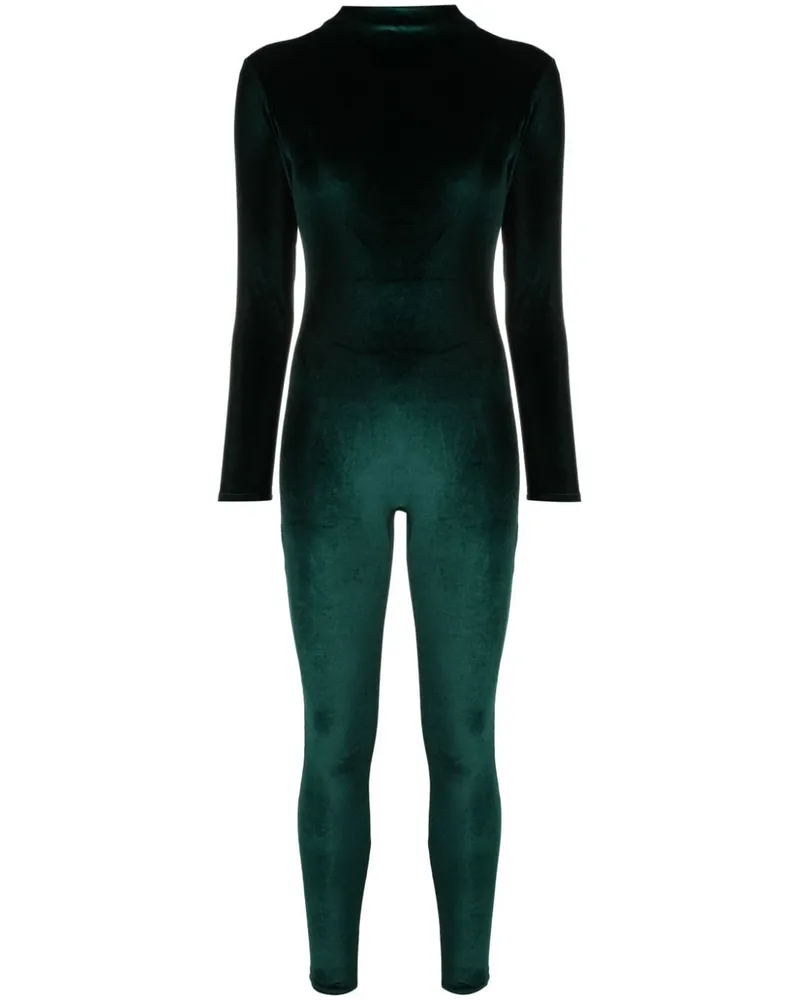 ATU Body Couture Jumpsuit aus Samt Grün