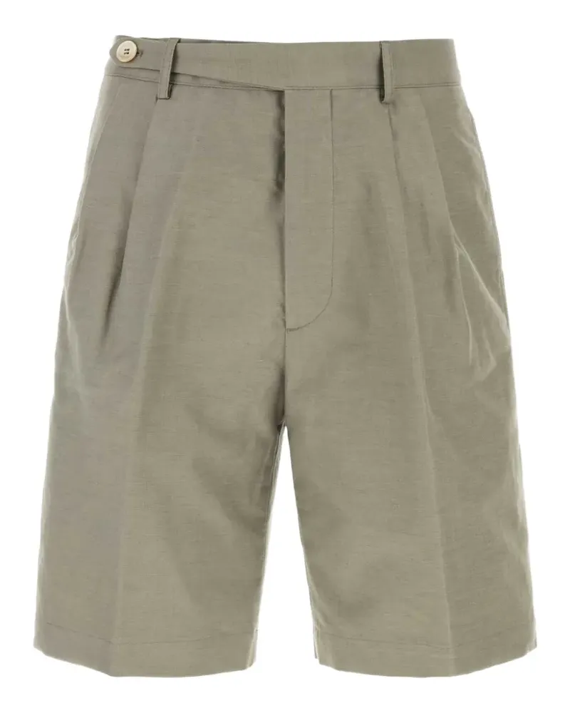 Brunello Cucinelli pleated bermuda shorts - Grau Grau