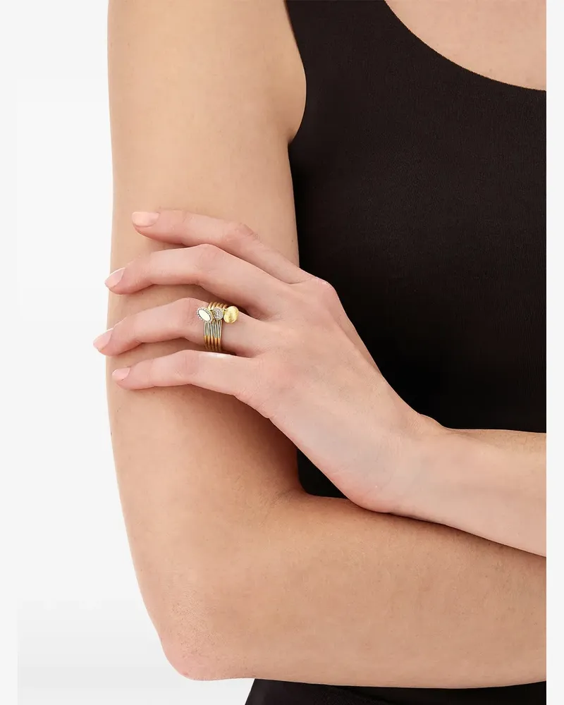 NANIS diamond Boules multi-band ring - Gold Gold